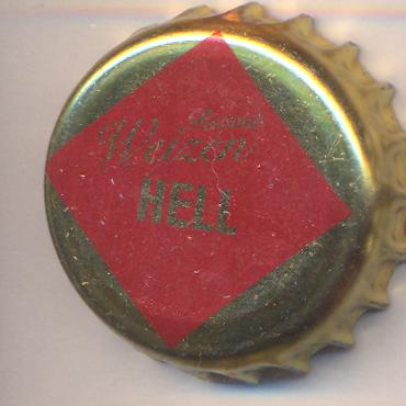 Beer cap Nr.10828: Rezent Weizen Hell produced by Palmbräu/Eppingen