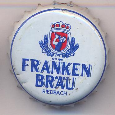 Beer cap Nr.10846: Weissbier produced by Franken Bräu/Riedbach