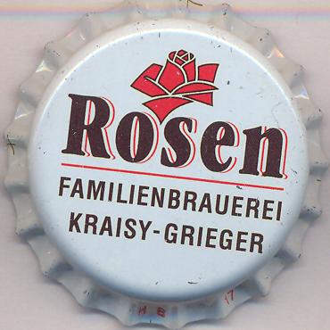 Beer cap Nr.10855: Rosenbräu produced by Rosenbrauerei Kaufbeuren/Kaufbeuren