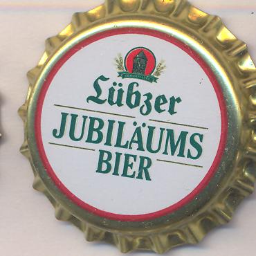 Beer cap Nr.10913: Lübzer Jubiläumsbier produced by Mecklenburgische Brauerei Lübz GmbH/Lübz