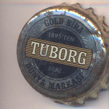 Beer cap Nr.11034: Tuborg Gold produced by Tuborg Breweries Ltd/Hellerup