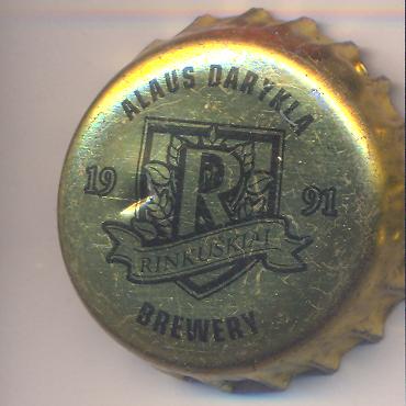 Beer cap Nr.11049: Rinkuskiai produced by Rinkuskiu Alaus Darykla/Birzu raj.