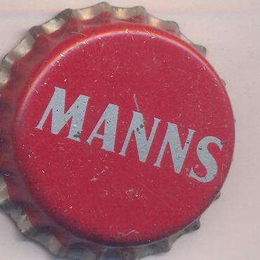 Beer cap Nr.11195: Manns produced by Mann & Truman/London