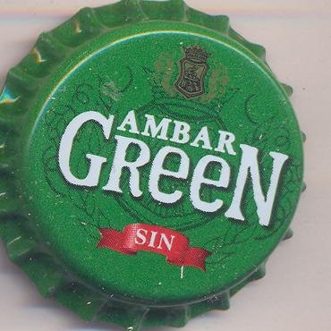 Beer cap Nr.11340: Ambar Green Sin produced by La Zaragozana S.A./Zaragoza