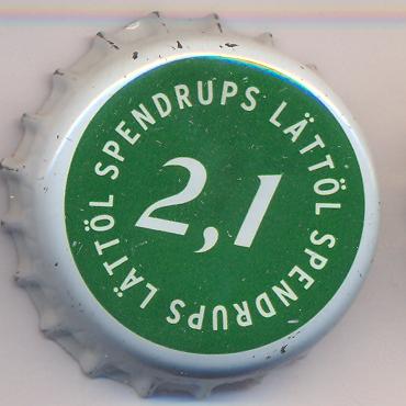 Beer cap Nr.11369: Spendrups Lättöl 2,1 produced by Spendrups Brewery/Grängesberg