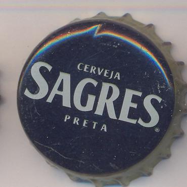 Beer cap Nr.11420: Sagres Preta produced by Central De Cervejas S.A./Vialonga