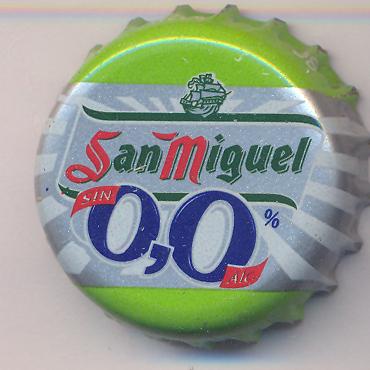 Beer cap Nr.11437: San Miguel 0,0% Manzana produced by San Miguel/Barcelona