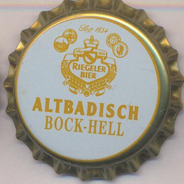 Beer cap Nr.11440: Altbadisch Bock Hell produced by Riegeler/Riegel