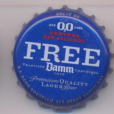 Beer cap Nr.11478: Damm Free produced by Cervezas Damm/Barcelona