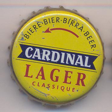 Beer cap Nr.11487: Cardinal Lager produced by Brasserie Du Cardinal Fribourg S.A./Fribourg