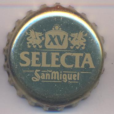 Beer cap Nr.11554: San Miguel Selecta produced by San Miguel/Barcelona