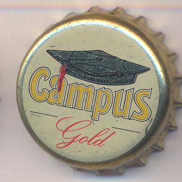 Beer cap Nr.11601: Campus Gold produced by Br. Campus - de Biertoren/Kampenhout