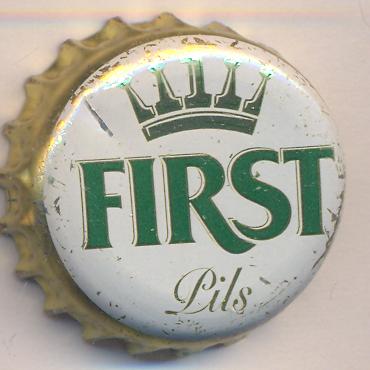 Beer cap Nr.11629: First Pils produced by Dortmunder Union Brauerei Aktiengesellschaft/Dortmund