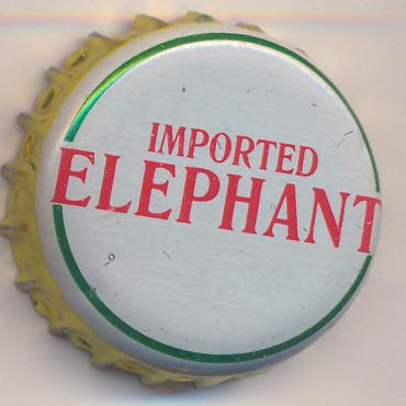 Beer cap Nr.11668: Imported Elephant Beer produced by Carlsberg/Koppenhagen