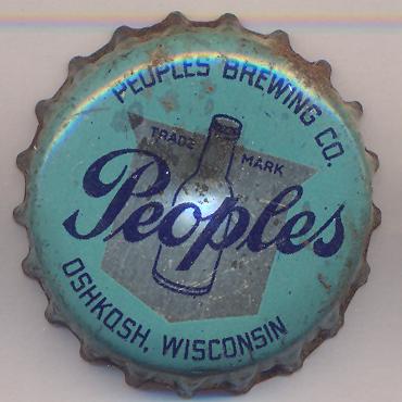 Beer cap Nr.11709: Peoples produced by Peoples Brewing Co./Oshkosh