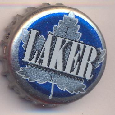 Beer cap Nr.11717: Laker Beer produced by Brick Brewing Co/St. Catharines