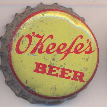 Beer cap Nr.11830: O'Keefe's Beer produced by Carling O'Keefe/Burnaby