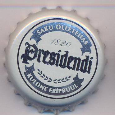 Beer cap Nr.11891: Presidendi produced by Saku Brewery/Saku-Harju