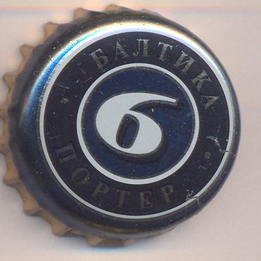 Beer cap Nr.11939: Baltika Nr.6 - Porter produced by Baltika/St. Petersburg