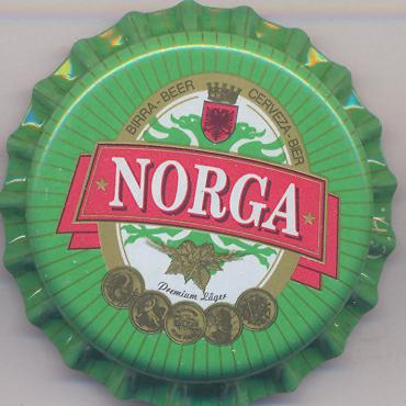 Beer cap Nr.12017: Norga produced by NORGA sh.p.k./Vlöre