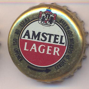 Beer cap Nr.12138: Amstel Lager produced by Heineken/Amsterdam