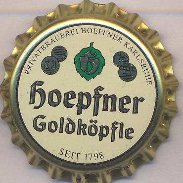 Beer cap Nr.12316: Goldköpfle produced by Privatbrauerei Hoepfner/Karlsruhe