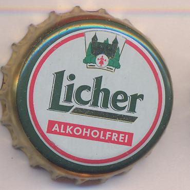 Beer cap Nr.12383: Licher Alkoholfrei produced by Licher Privatbrauerei Ihring-Melchior KG/Lich