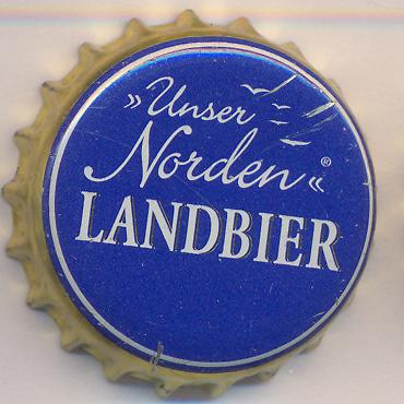 Beer cap Nr.12395: Landbier produced by Flensburger Brauerei Emil Petersen GmbH & Co. KG/Flensburg