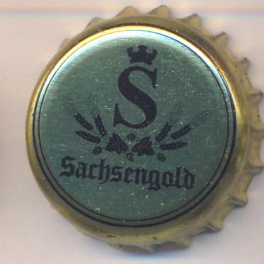 Beer cap Nr.12402: Sachsengold produced by Mauritius Brauerei GmbH/Zwickau