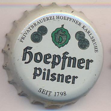 Beer cap Nr.12686: Hoepfner Pilsner produced by Privatbrauerei Hoepfner/Karlsruhe