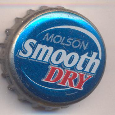 Beer cap Nr.12704: Smooth Dry produced by Molson Brewing/Ontario