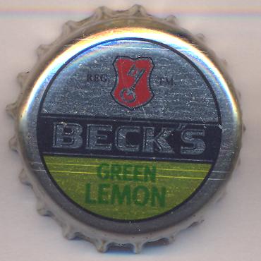 Beer cap Nr.12772: Beck's Green Lemon produced by Brauerei Beck GmbH & Co KG/Bremen