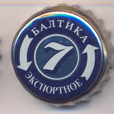 Beer cap Nr.12812: Baltika Nr.7 - Eksportnoe produced by Baltika/St. Petersburg