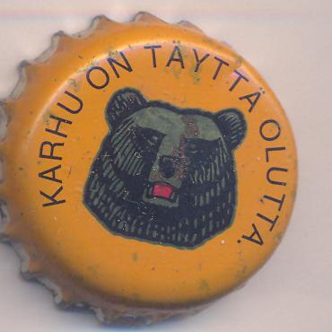 Beer cap Nr.12941: Karhu produced by Oy Sinebrychoff Ab Porin Olut/Pori