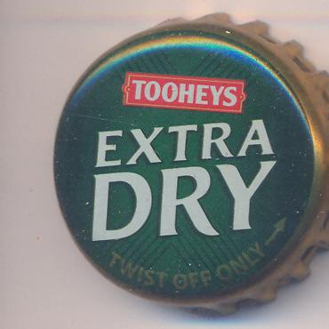 Beer cap Nr.12949: Tooheys Extra Dry produced by Toohey's/Lidcombe