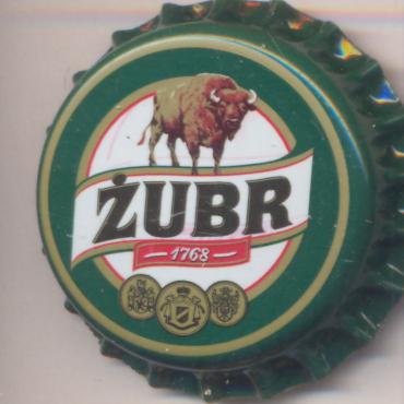 Beer cap Nr.13007: Zubr produced by Browar Dojlidy/Bialystok