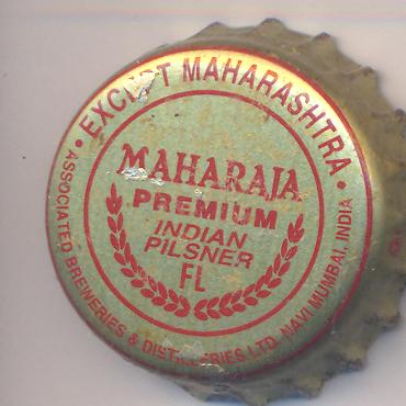 Beer cap Nr.13033: Maharaja Premium Indian Pilsner produced by Associated Breweries & Distilleries LTD/Navi Mumbai