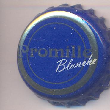 Beer cap Nr.13137: Promille Blanche produced by Brauerei Ziegelhof/Liestal