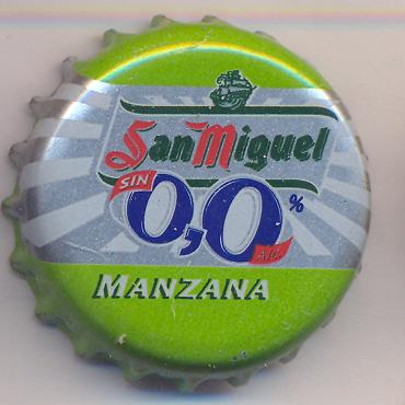 Beer cap Nr.13288: San Miguel 0,0% Manzana produced by San Miguel/Barcelona