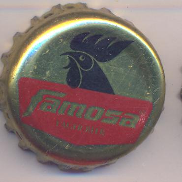 Beer cap Nr.13347: Famosa Lager Beer produced by Cerveceria Centro Americana/El Zapote