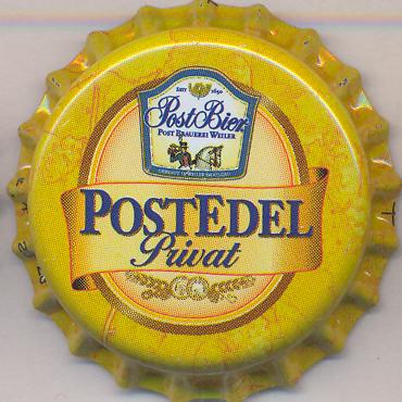 Beer cap Nr.13431: Post Edel Privat produced by Post Brauerei/Weiler