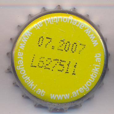 Beer cap Nr.13450: tiki yellow produced by Brauerei Eggenberg/Vorchdorf