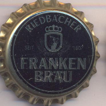 Beer cap Nr.13510: Riedbacher Frankenbräu produced by Franken Bräu/Riedbach