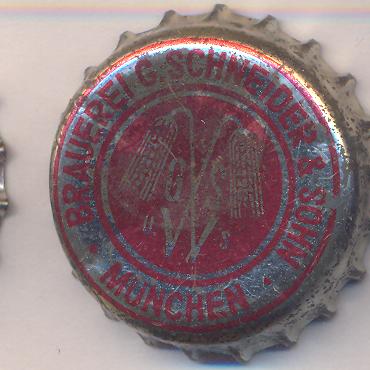 Beer cap Nr.13569: Schneider Weisse produced by G. Schneider & Sohn/Kelheim