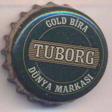 Beer cap Nr.13580: Tuborg Gold produced by Tuborg Breweries Ltd/Hellerup