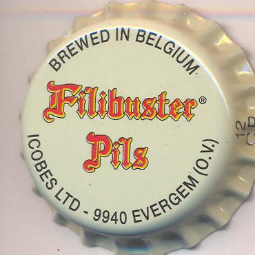 Beer cap Nr.13583: Filibuster Pils produced by Icobes LTD/Evergem