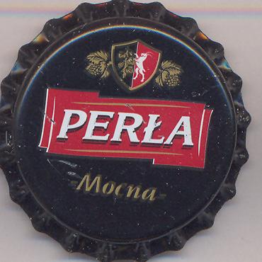 Beer cap Nr.13700: Perla Mocna produced by Zaklady Piwowarskie w Lublinie S.A./Lublin