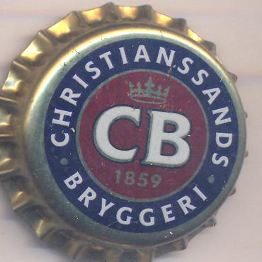 Beer cap Nr.13715: CB produced by Christianssands Bryggeri/Kristiansand