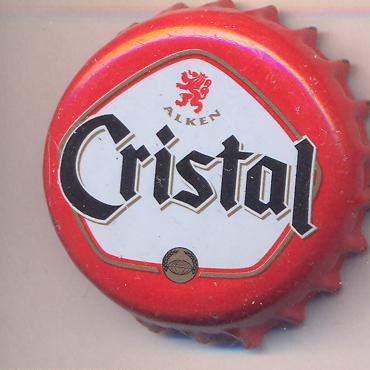 Beer cap Nr.13821: Cristal produced by Alken-Maes/Alken Waarloos