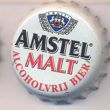 Beer cap Nr.13907: Amstel Malt Alcoholvrij Bier produced by Heineken/Amsterdam